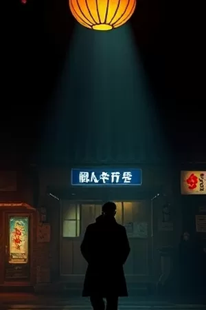 《雾中列车》封面：浓雾里若隐若现的一段铁轨与信号灯